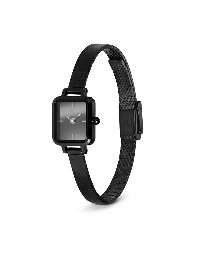 Женские аналоговые часы из черной нержавеющей стали, 16 мм Daniel Wellington — изображение 3 из 6