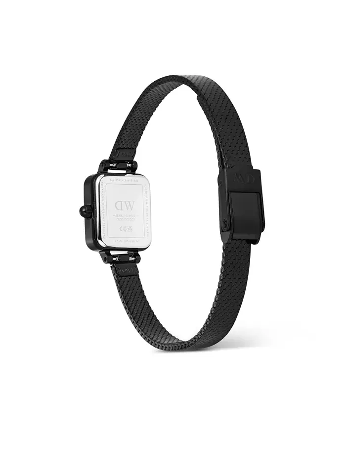 Женские аналоговые часы из черной нержавеющей стали, 16 мм Daniel Wellington — изображение 4 из 6