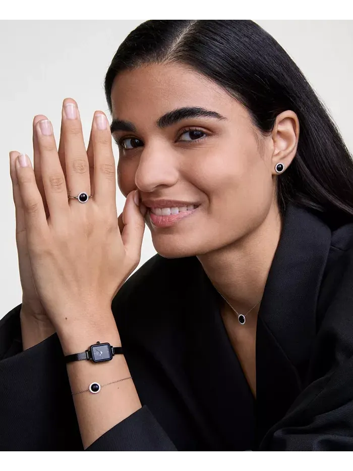 Женские аналоговые часы из черной нержавеющей стали, 16 мм Daniel Wellington — изображение 5 из 6