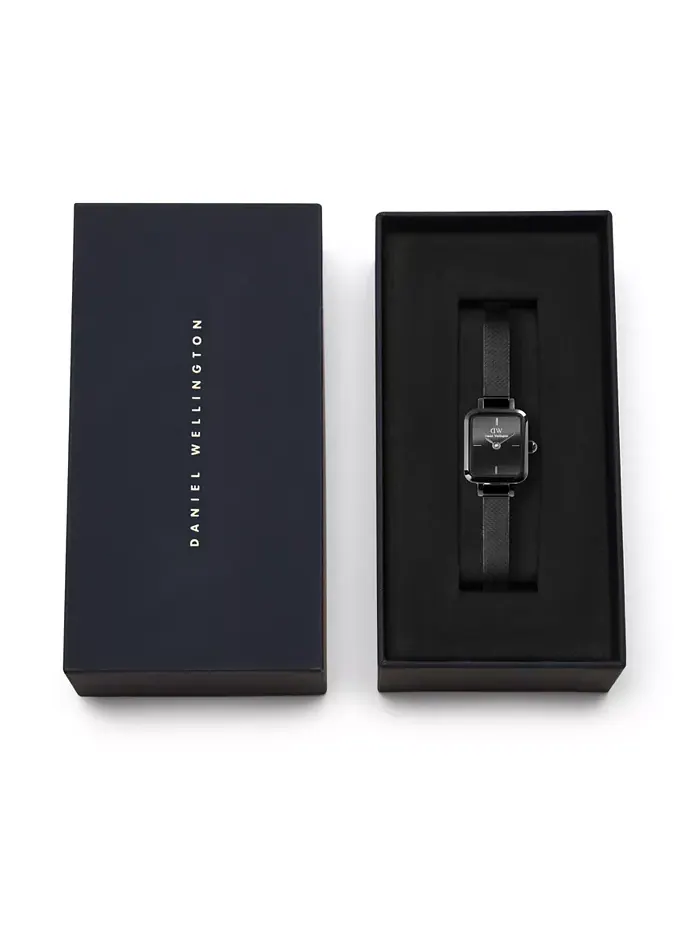 Женские аналоговые часы из черной нержавеющей стали, 16 мм Daniel Wellington — изображение 6 из 6