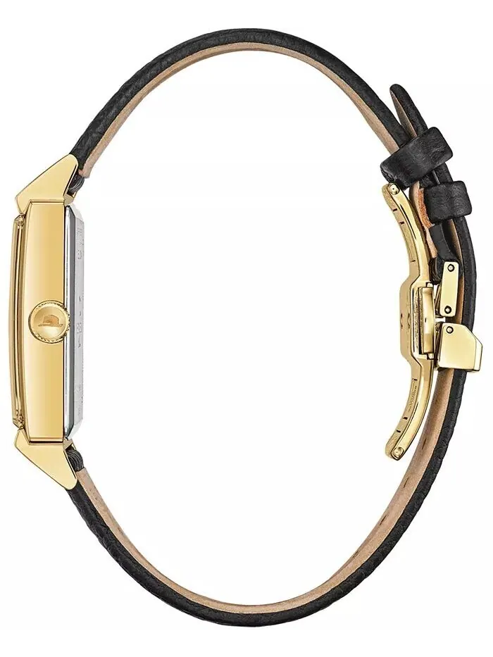 Мужские часы Frank Sinatra My Way с черным кожаным ремешком, 29,5 x 47 мм Bulova — изображение 2 из 15
