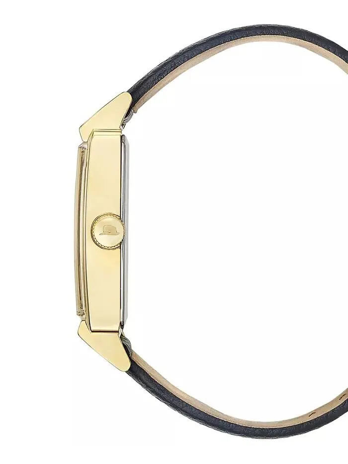 Мужские часы Frank Sinatra My Way с черным кожаным ремешком, 29,5 x 47 мм Bulova — изображение 4 из 15