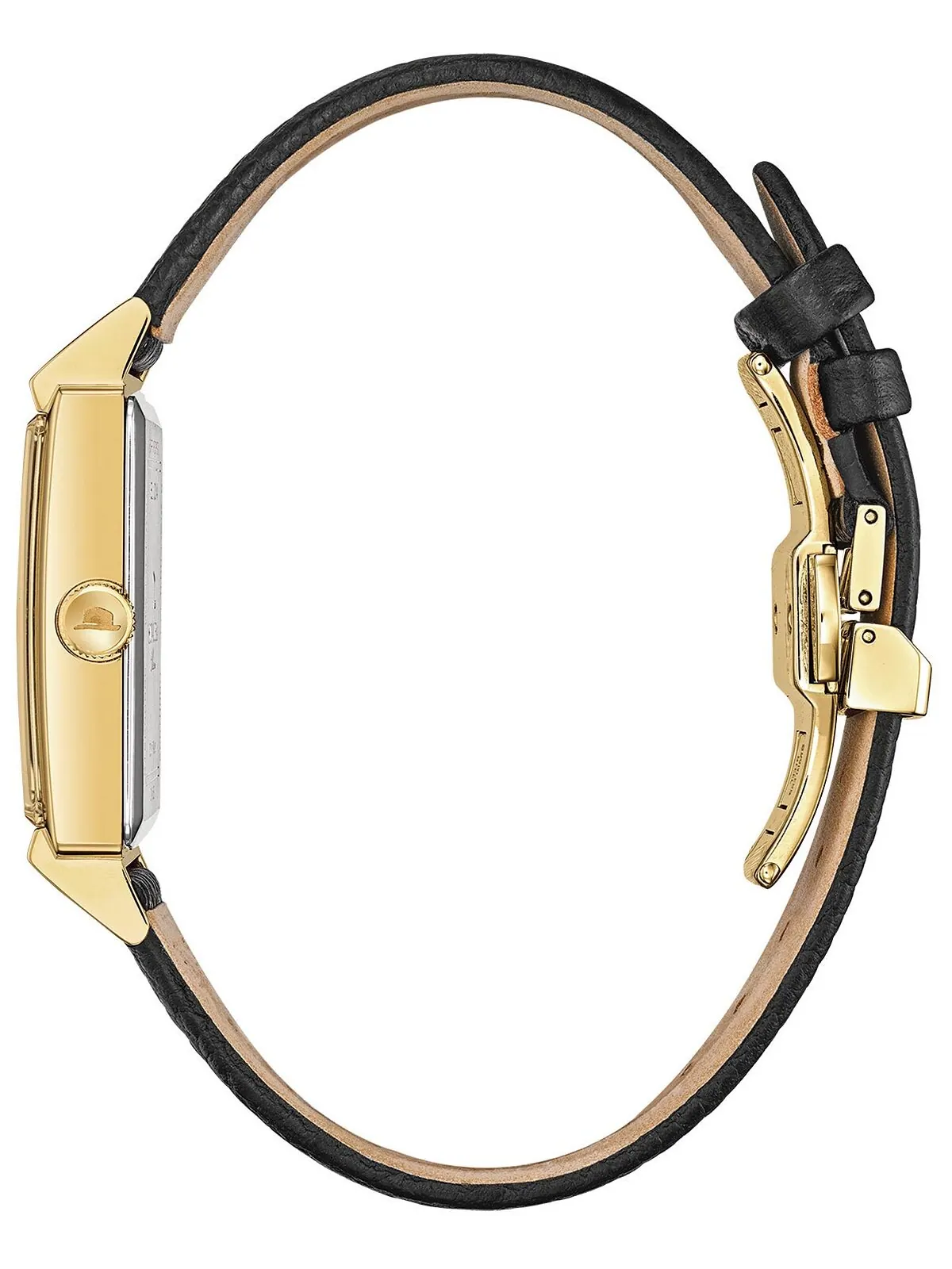 Мужские часы Frank Sinatra My Way с черным кожаным ремешком, 29,5 x 47 мм Bulova — изображение 2 из 15, оттенок белый