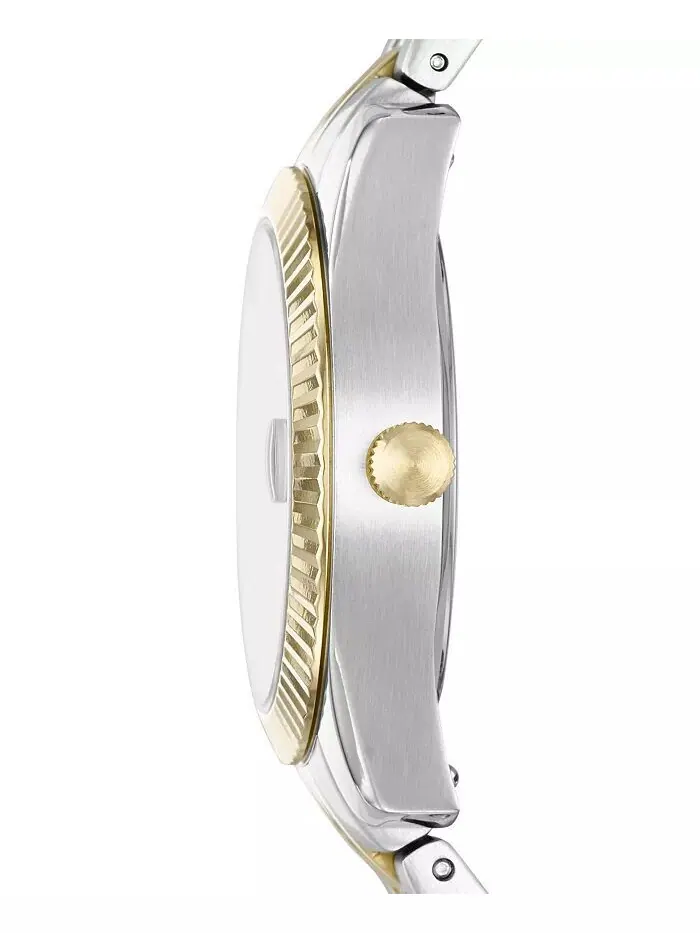 Женские мини-часы Scarlette с двухцветным браслетом, 32 мм Fossil — изображение 3 из 3
