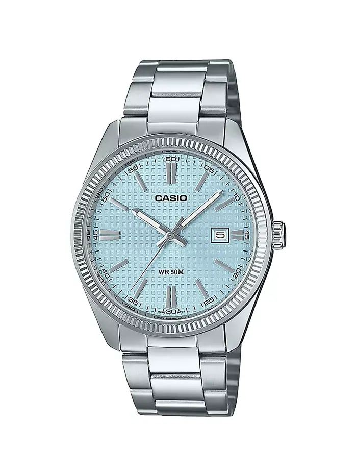 Мужские часы из нержавеющей стали серебристого тона, 38.5 мм Casio — изображение 1 из 3