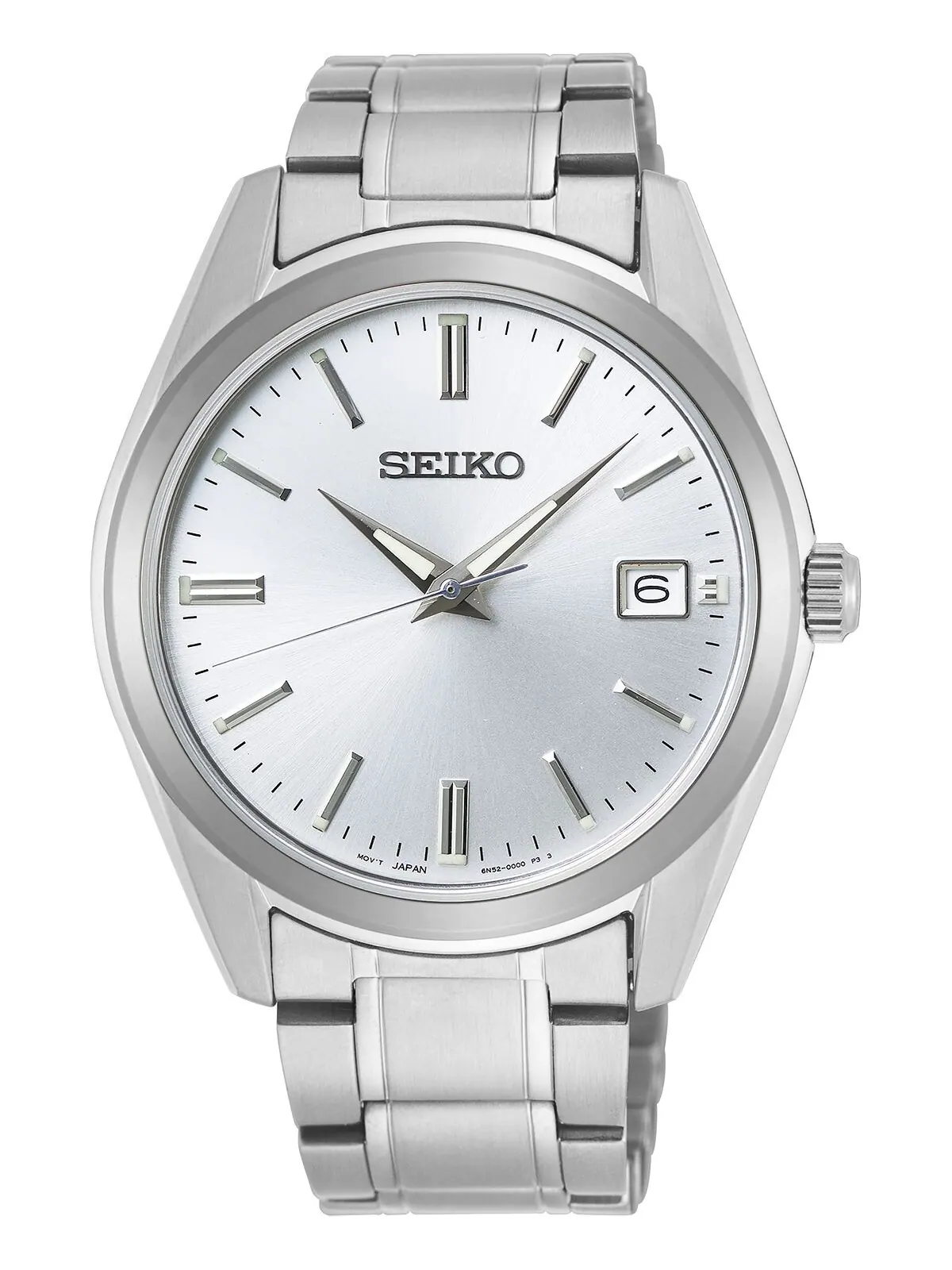 Мужские часы Essentials с браслетом из нержавеющей стали 40,2 мм Seiko — изображение 1 из 5, оттенок серебряный