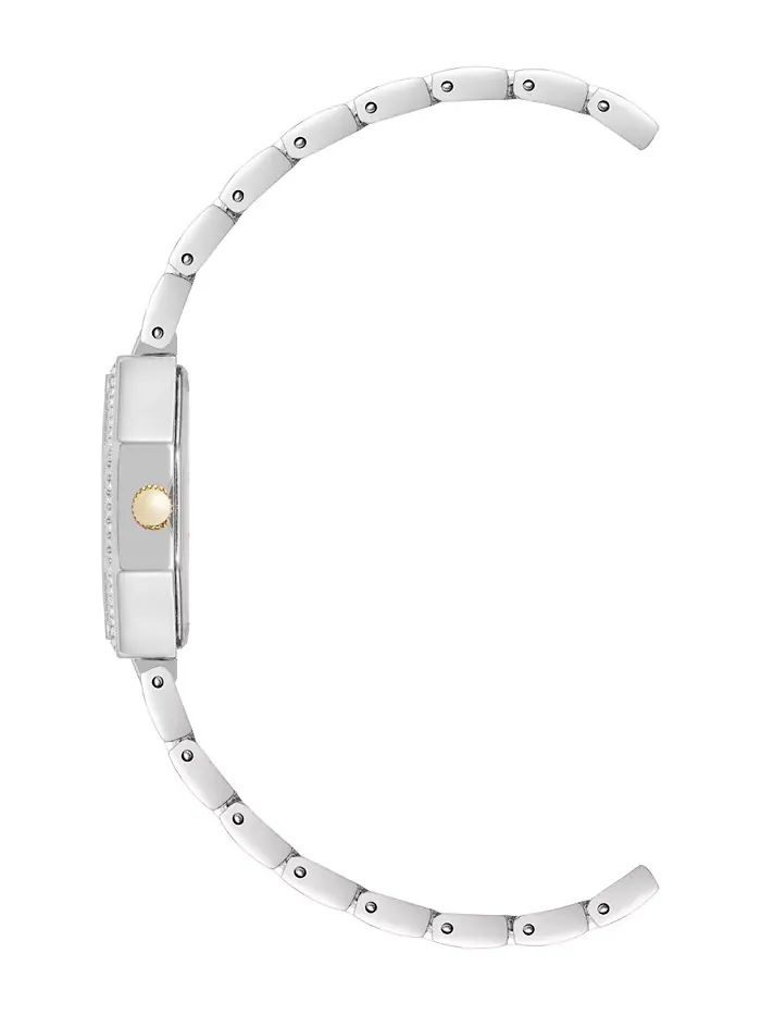 Женские часы Quartz Unique Octagonal с двухтонным металлическим сплавом, 26мм Anne Klein — изображение 2 из 3