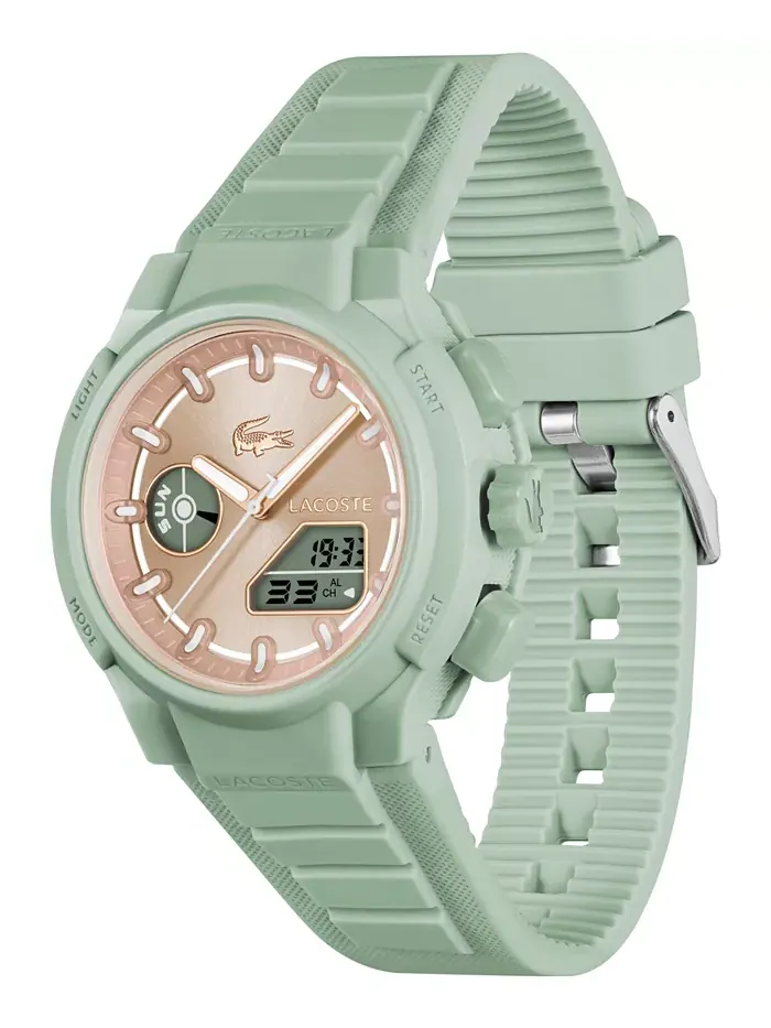 Женские часы LC33 с зеленым силиконовым ремешком, 40 мм Lacoste — изображение 2 из 13