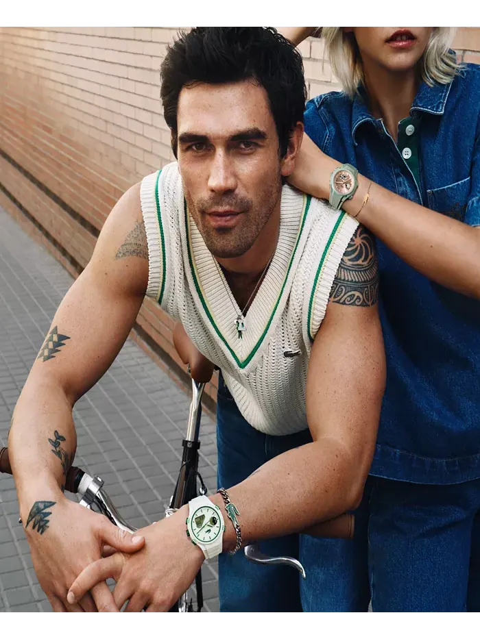 Женские часы LC33 с зеленым силиконовым ремешком, 40 мм Lacoste — изображение 13 из 13