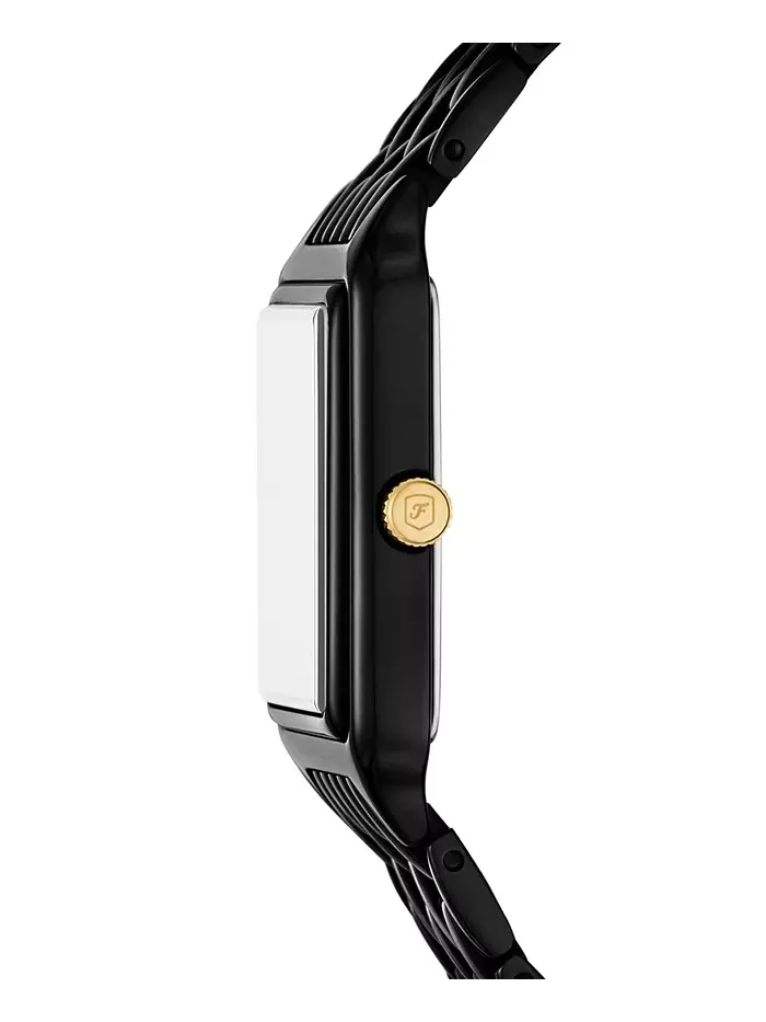Женские часы Raquel Three-Hand Date, черные, из нержавеющей стали, 23 мм Fossil — изображение 3 из 7
