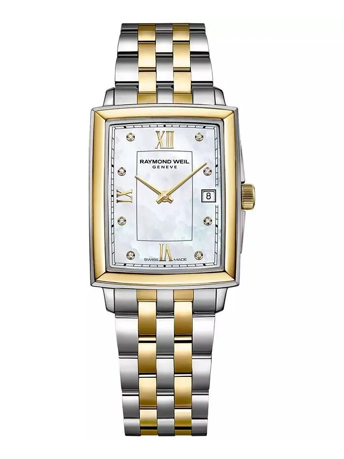 Женские швейцарские часы Toccata Diamond Accent, двухцветный браслет из нержавеющей стали — изображение 1 из 3