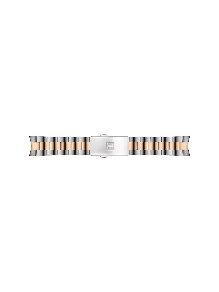 Женские часы Swiss PR 100 Sport Chic T-Classic с бриллиантовыми вставками, двухцветный браслет из — изображение 6 из 6