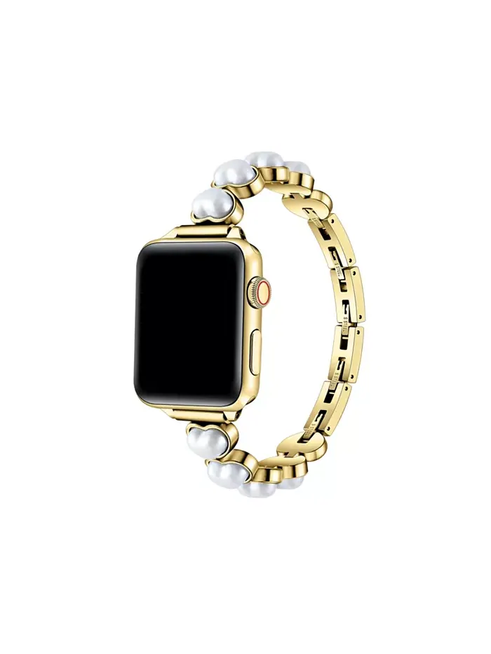 Браслет Grace Cultivated Pearl and Metal Band для Apple Watch, подходит для всех моделей Apple — изображение 1 из 4