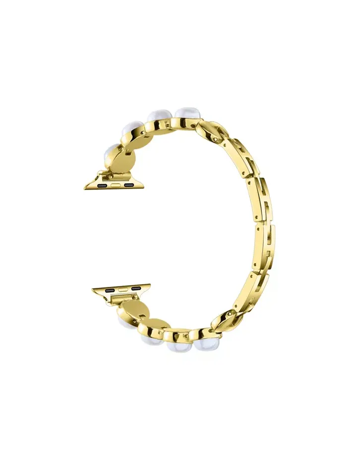 Браслет Grace Cultivated Pearl and Metal Band для Apple Watch, подходит для всех моделей Apple — изображение 2 из 4