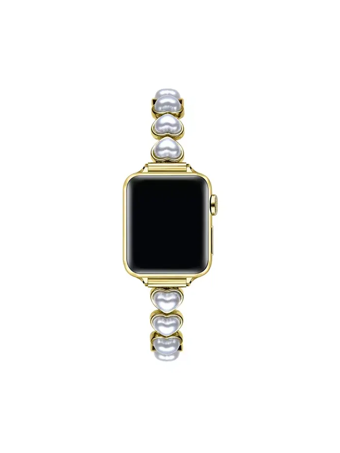 Браслет Grace Cultivated Pearl and Metal Band для Apple Watch, подходит для всех моделей Apple — изображение 3 из 4