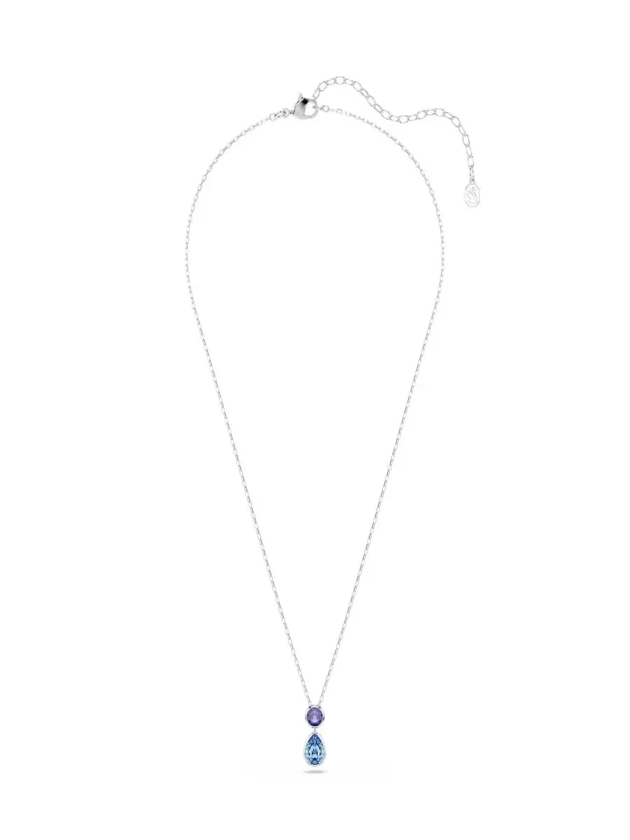 Подвеска с кристаллами Swarovski, Rhodium-Plated Chroma Pendant, Open Misce — изображение 2 из 9