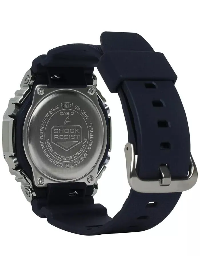 Мужские часы с черным и серебристым ремешком, 45,2 мм G-Shock — изображение 2 из 3