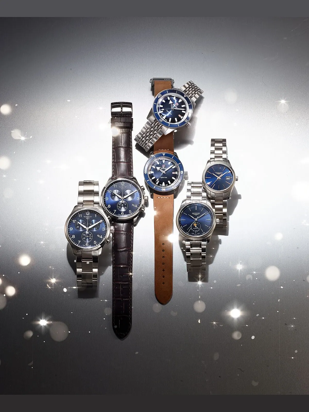 Мужские швейцарские часы с хронографом Chrono XL Classic T-Sport с браслетом из нержавеющей стали — изображение 2 из 10