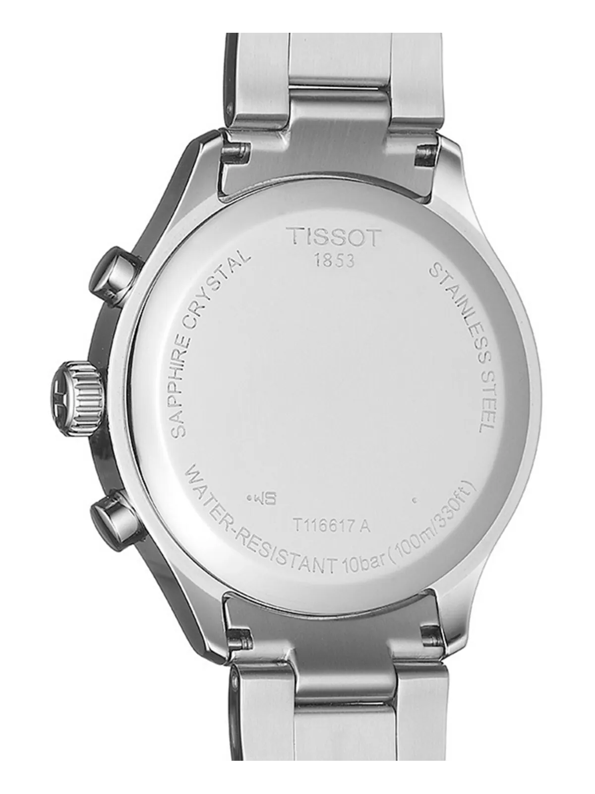 Мужские швейцарские часы с хронографом Chrono XL Classic T-Sport с браслетом из нержавеющей стали — изображение 4 из 10