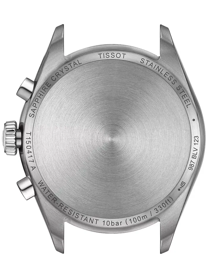 Мужские швейцарские часы PR 100 с хронографом, стальной браслет, 40 мм Tissot — изображение 2 из 4