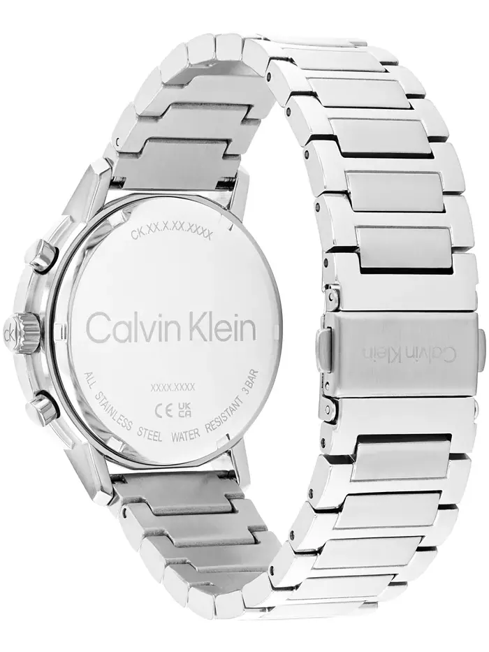 Мужские часы Gauge Silver Tone на стальном браслете, 41 мм Calvin Klein — изображение 3 из 6