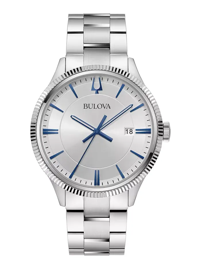 Мужские наручные часы 42 мм со стальным браслетом Bulova — изображение 1 из 3