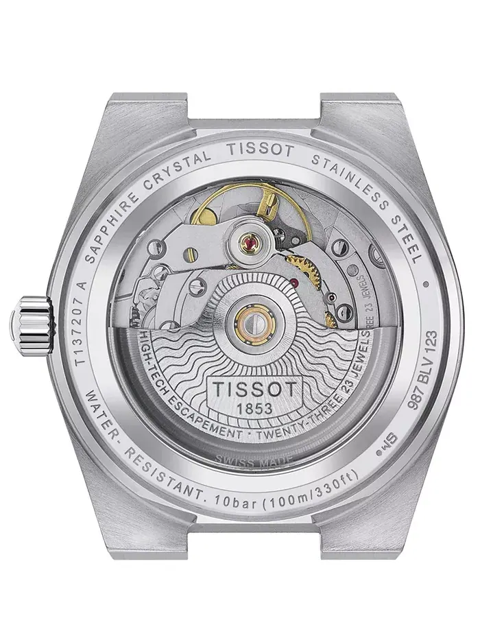 Женские автоматические часы Swiss PRX Powermatic 80 на стальном браслете, 35 мм Tissot — изображение 3 из 5