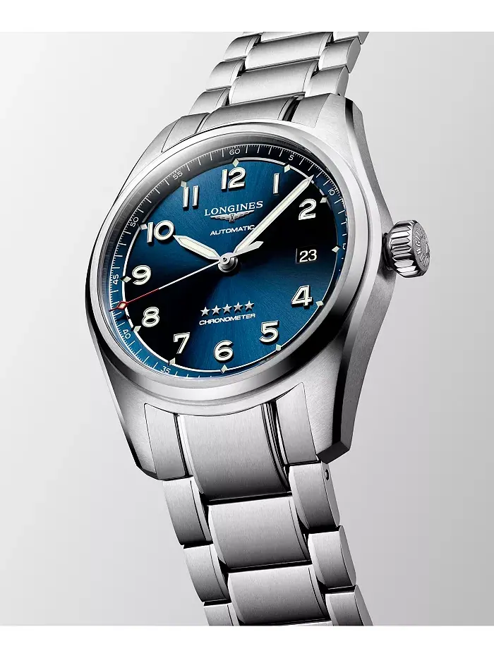 Мужские автоматические часы Spirit с хронографом, стальной браслет, 40 мм Longines — изображение 2 из 5