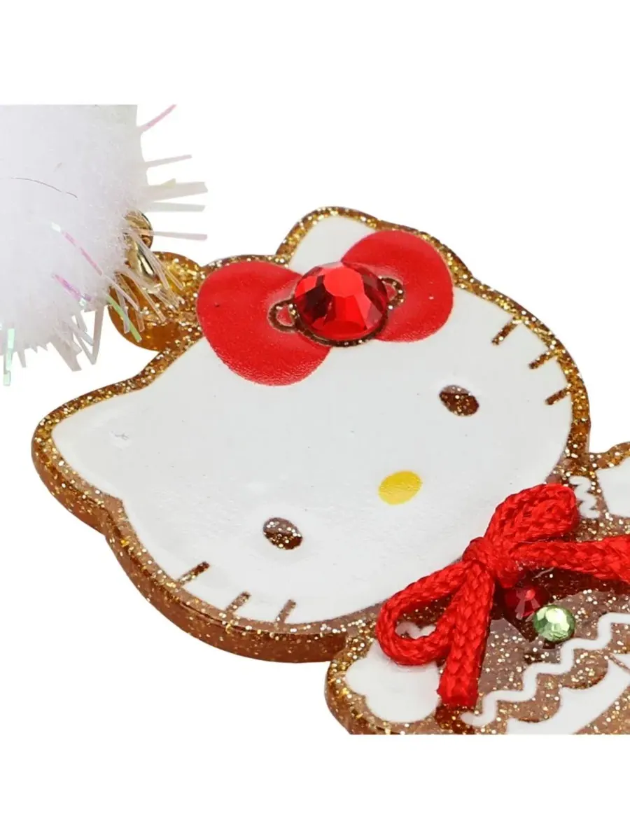 Набор из 3 пар сережек для рождественских нарядов "И друзья" Hello Kitty — изображение 2 из 11