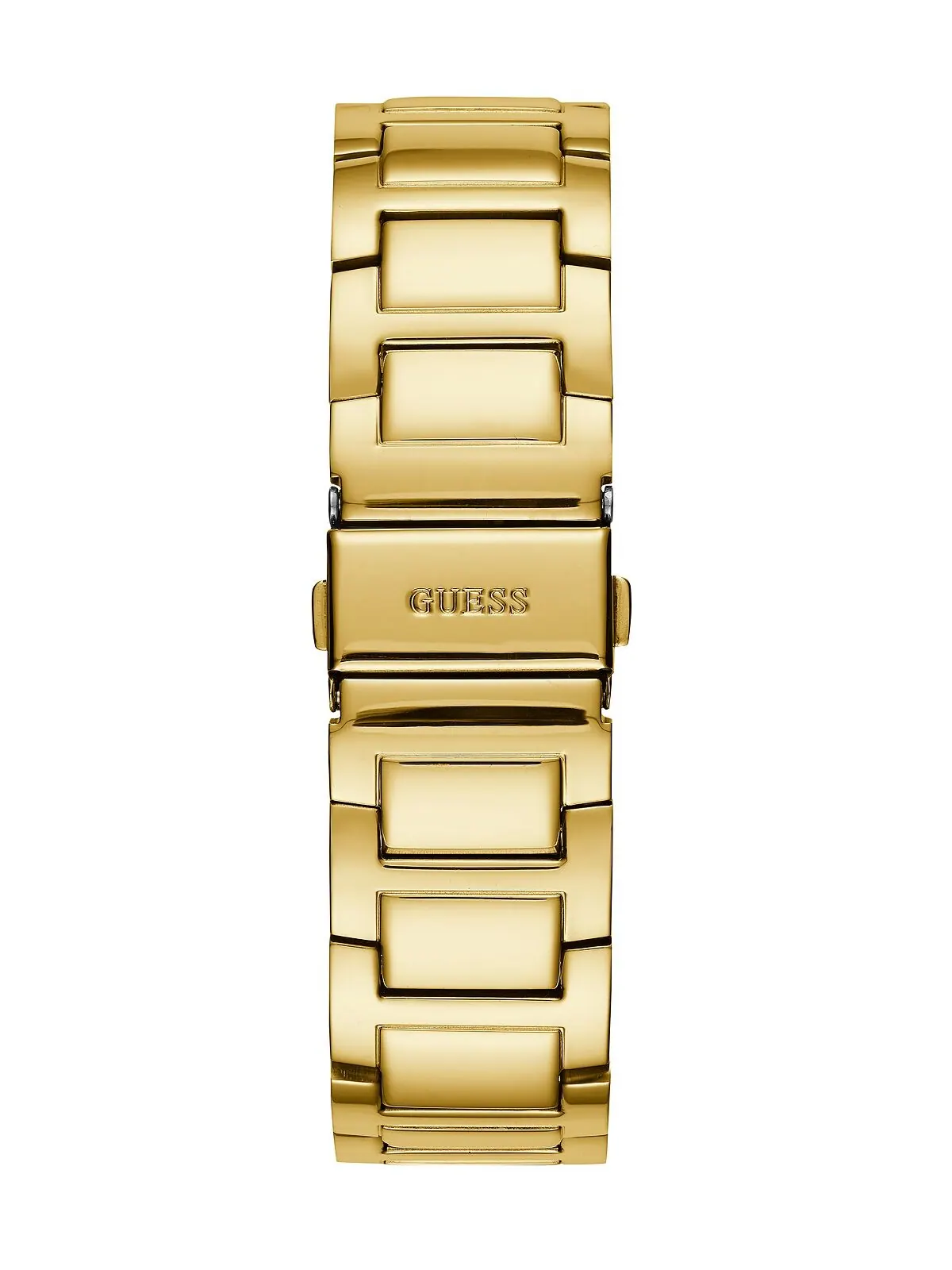 Часы-унисекс с золотистым браслетом из нержавеющей стали, 40 мм GUESS — изображение 3 из 4, оттенок золотистый