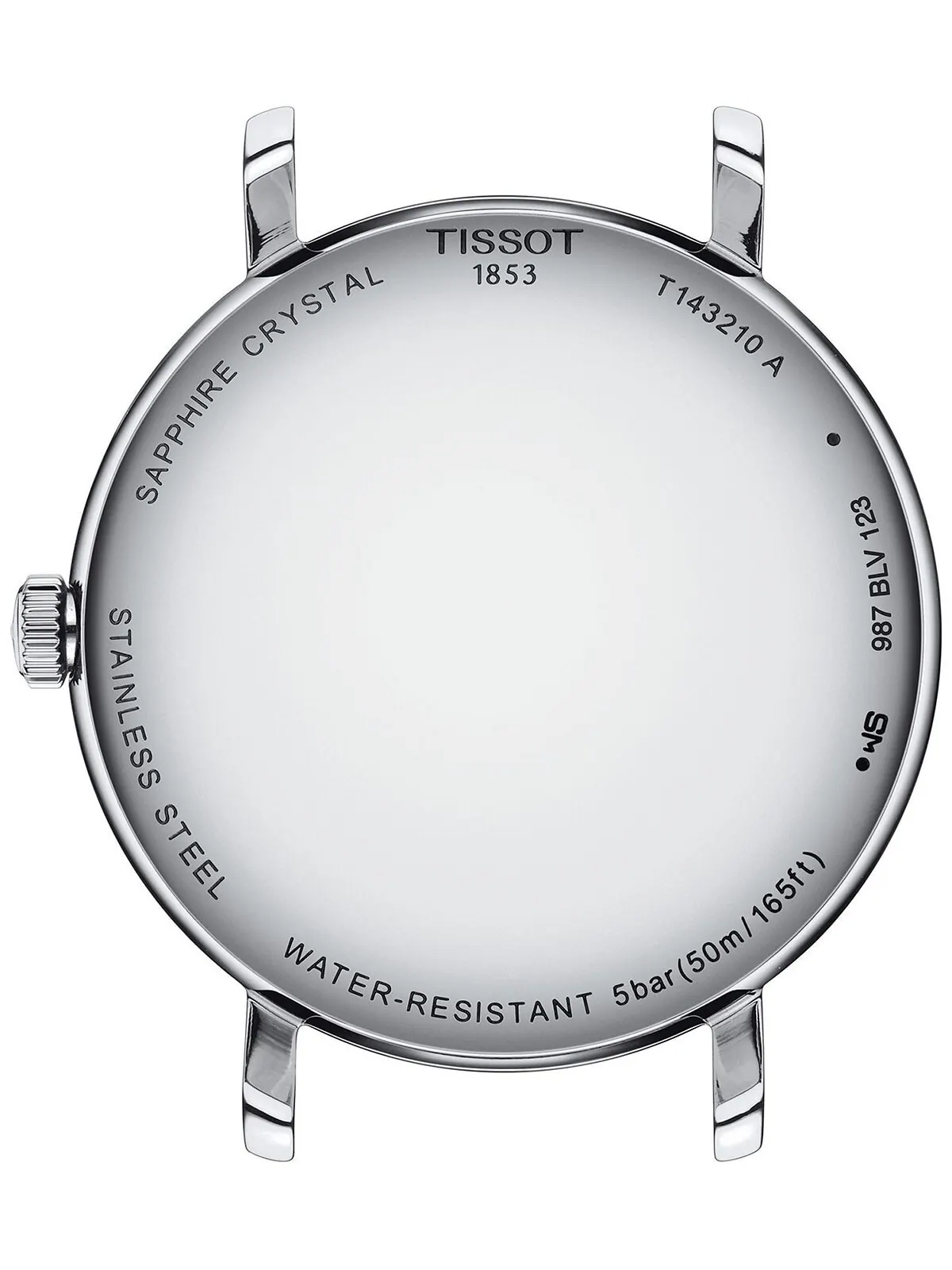 Женские швейцарские часы-браслет из нержавеющей стали Everytime 34 мм Tissot — изображение 3 из 5, оттенок серый