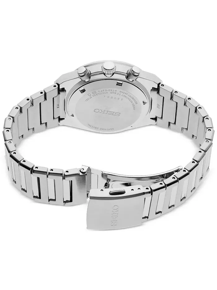 Мужские часы-хронограф Essentials с браслетом из нержавеющей стали 40 мм Seiko — изображение 3 из 3