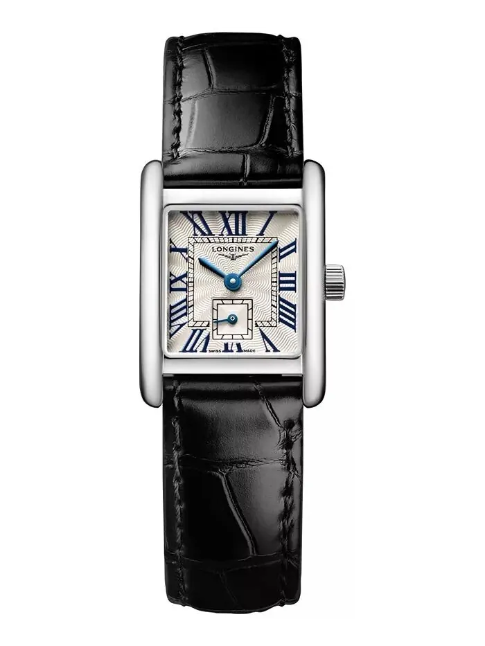 Женские швейцарские мини-часы DolceVita с черным ремешком, 22x29 мм Longines — изображение 1 из 3