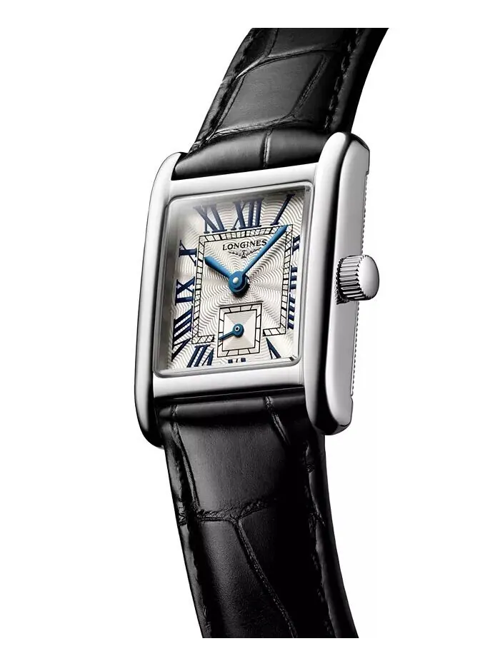 Женские швейцарские мини-часы DolceVita с черным ремешком, 22x29 мм Longines — изображение 2 из 3