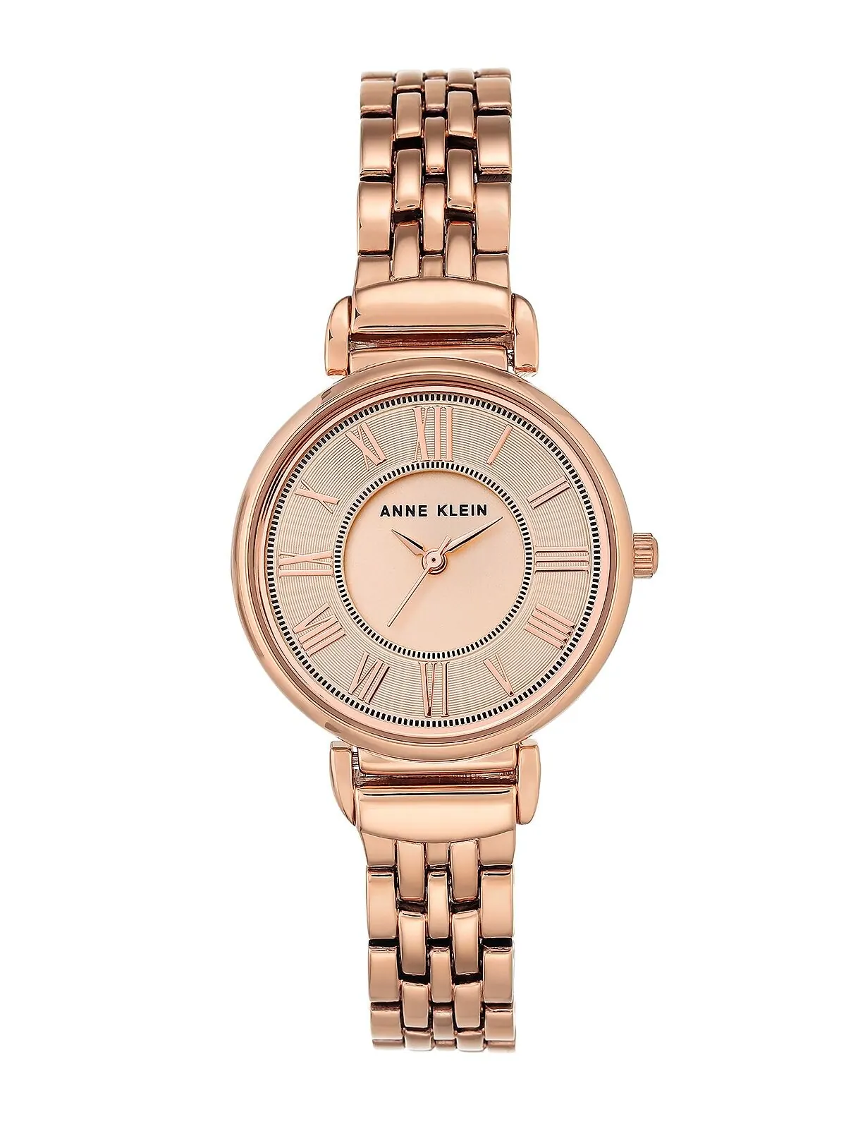 Женские часы-браслет цвета розового золота 30 мм Anne Klein