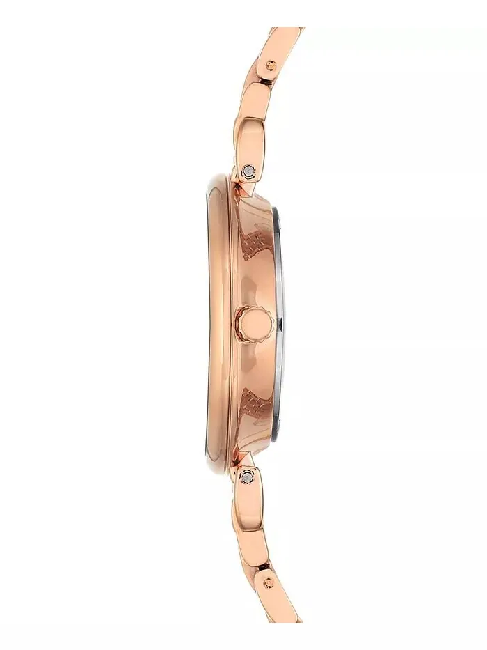 Женские часы-браслет цвета розового золота 30 мм Anne Klein — изображение 2 из 4