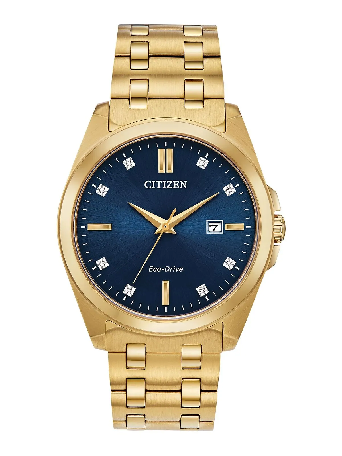 Мужские часы Eco-Drive Corso с золотистым браслетом из нержавеющей стали, 41 мм Citizen