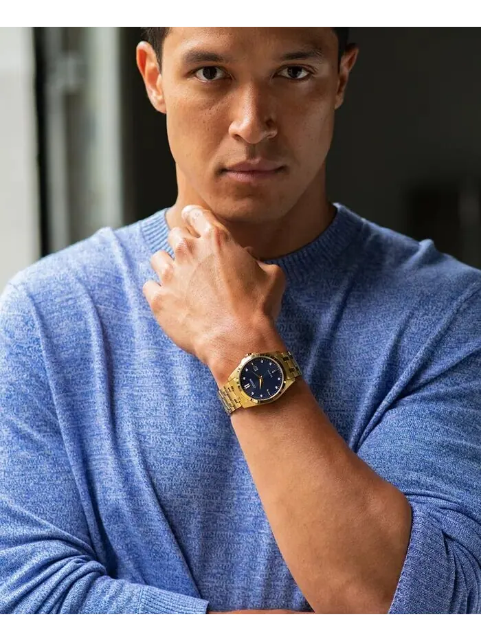 Мужские часы Eco-Drive Corso с золотистым браслетом из нержавеющей стали, 41 мм Citizen — изображение 4 из 9
