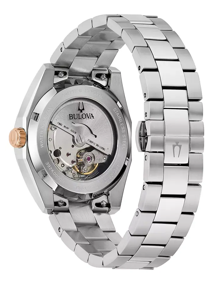 Мужские автоматические часы Surveyor с браслетом из нержавеющей стали, 39 мм Bulova — изображение 3 из 6