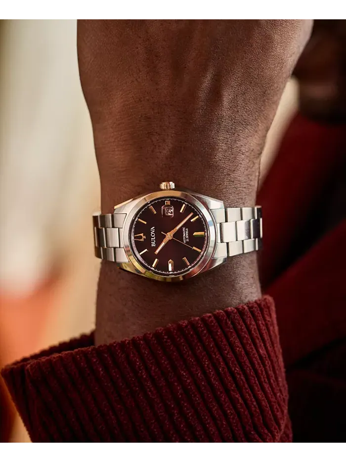 Мужские автоматические часы Surveyor с браслетом из нержавеющей стали, 39 мм Bulova — изображение 6 из 6