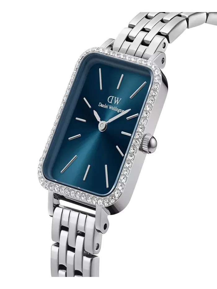 Унисекс-часы аналоговые из нержавеющей стали серебристого тона, 20 мм Daniel Wellington — изображение 2 из 3