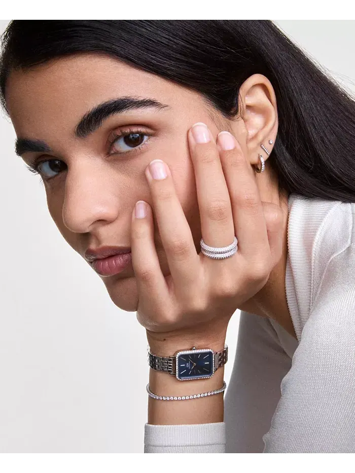 Унисекс-часы аналоговые из нержавеющей стали серебристого тона, 20 мм Daniel Wellington — изображение 3 из 3