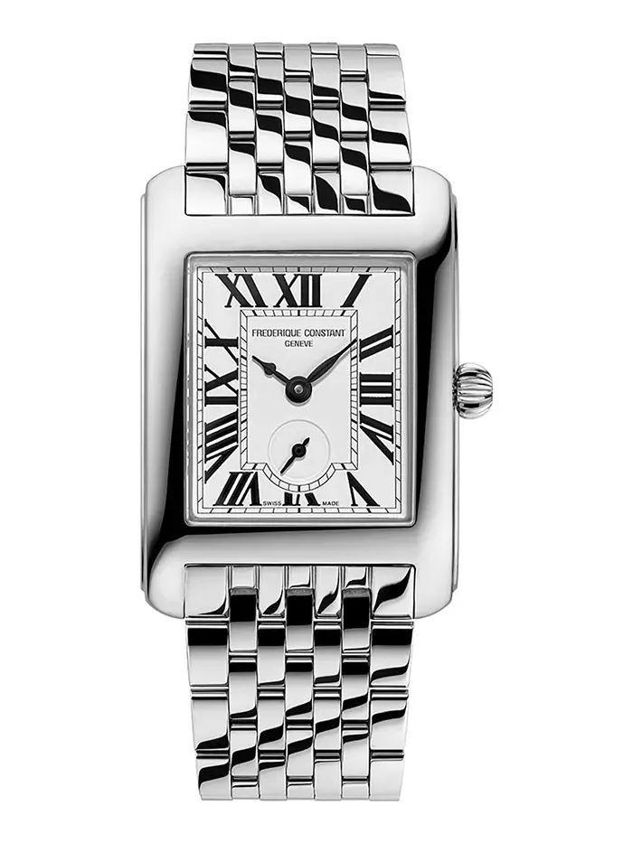Женские наручные часы Swiss Carree Small Seconds на стальном браслете, 25 мм Frederique Constant — изображение 1 из 3