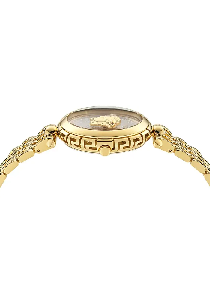 Женские наручные часы Swiss Medusa Heritage с позолоченным браслетом, 38 мм Versace — изображение 2 из 5