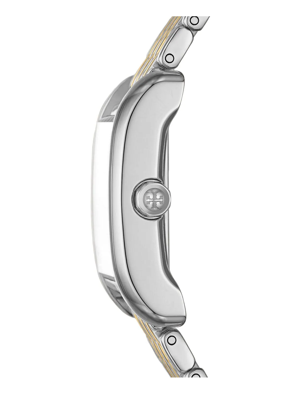 Женские двухцветные часы-браслет The Eleanor из нержавеющей стали, 25 мм Tory Burch — изображение 2 из 4, оттенок мульти