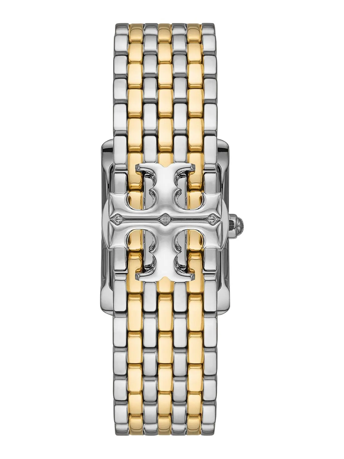 Женские двухцветные часы-браслет The Eleanor из нержавеющей стали, 25 мм Tory Burch — изображение 3 из 4, оттенок мульти