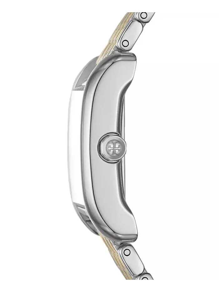 Женские двухцветные часы-браслет The Eleanor из нержавеющей стали, 25 мм Tory Burch — изображение 2 из 4