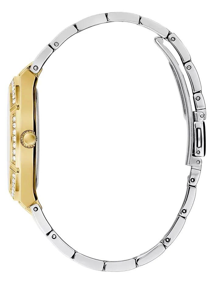 Женские двухцветные наручные часы из нержавеющей стали 36 мм GUESS — изображение 3 из 5