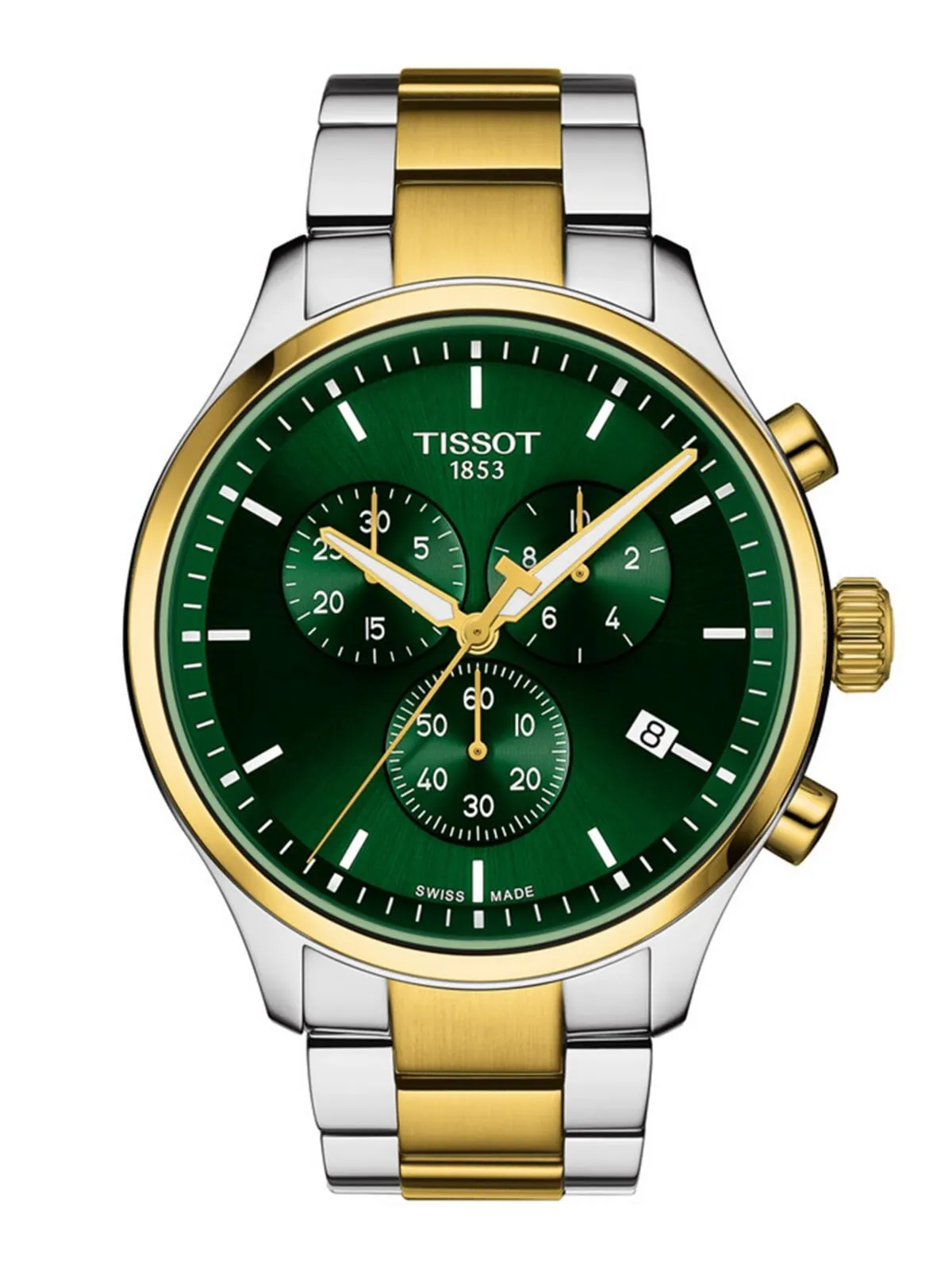 Мужские швейцарские часы с хронографом Chrono XL, классические двухцветные часы-браслет из — изображение 1 из 8