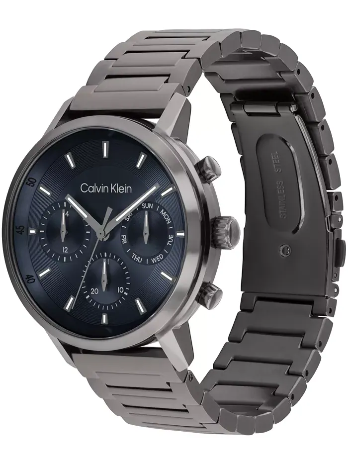 Мужские наручные часы Gauge Ionic Plated Gray Steel Bracelet, 41 мм Calvin Klein — изображение 2 из 6